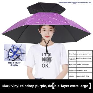 Sun Protection Foldable Hat Umbrella