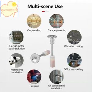 YEGBONG | 【HT】【HT】50pcs M8 Threaded Nail Drive Screw Multifunction Screw Nail Nail Suspended Ceiling Concrete Wall Plank