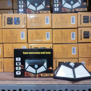 Lampu Outdoor Solar LED BK100 / Lampu Portable / Sensor Gerak Tenaga Surya