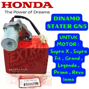 DINAMO STATER KODE-GN5 HONDA Supra XSupra FitGrandLegendaPrimaRevo lama ORIGINAL 100% HONDA AHM