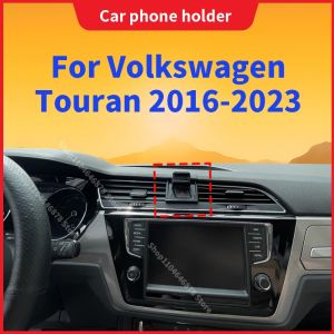 Cell Phone Holder Bracket For VW Touran 2016 2017 2018 2019-2023 Special Fixed Base Wireless Charging Stand Mobile Phone Mount