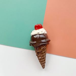 แม่เหล็กติดตู้เย็นไอศกรีมไอติมสำหรับฤดูร้อนของตกแต่งห้องครัวสำหรับเด็กน่ารักสติกเกอร์แม่เหล็กน่ารักๆแม่เหล็กดูดเหล็ก