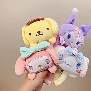 Gratis Ongkir - Jepit Rambut Motif Karakter Lucu / Jepitan Fashion Fluffy / Aksesoris Rambut Anak Perempuan / Jepitan Rambut Boneka