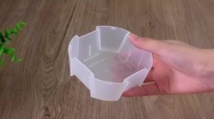 5Pcs Self-watering Pot Transparent Flowerpot with Reservoir Indoor Planter for Plants  Plastic Orchid Pot Home Bonsai Decor
