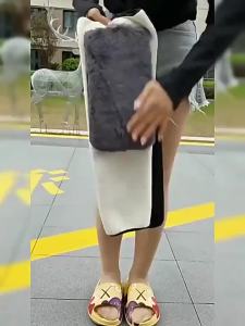 Lamb Fleece Thickened Knee Warmers Winter Thermal Cold Proof Knee Pads for Men Women and Seniors with Old Cold Leg Needs