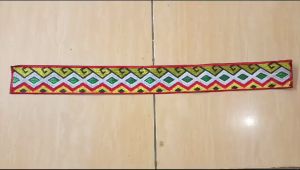 Renda Bordir Aksesoris Tari Ikat Kepala Motif Asri