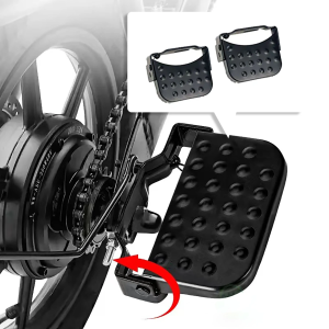 จักรยานเสือภูเขาอเนกประสงค์จักรยานไฟฟ้าพับพักเท้าพร้อมสปริงยืดหยุ่น การออกแบบขนาดใหญ่ สีกันสนิมเสร็จสิ้น