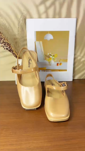 +1SIZE Womens Fashion Vintage Mary jane Style Glossy Heels (Not Glossy) 627