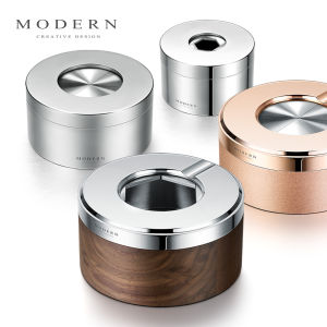 MODERN DELICATE LIFEL | Đĩa Đựng Tro Gỗ Hạnh Nhân Có Chức Năng Chống Tro Bay