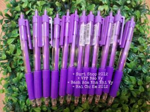 Hộp 12 cây bút gel mực tím Chosch 8698 ngòi 0.5mm chính hãng