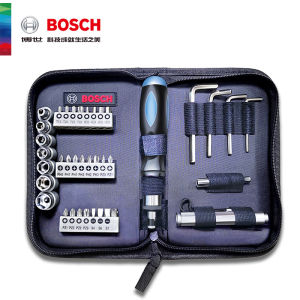Bosch 38pcs Screwdriver Bit Set Socket Set Soft Box Portable Power Tool Accessories Hand Tool Set