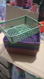 ( isi 1 pcs ) keranjang plastik kotak surat JSP 02 keranjang roti keranjang pelastik keranjang serbaguna