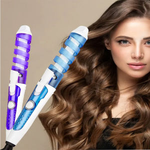 เครื่องม้วนผมแบบพกพา เครื่องมือจัดแต่งทรงผมไฟฟ้า เครื่องม้วนผมเซรามิกทรงกรวย เครื่องม้วนผมลอนใหญ่ สำหรับใช้ในครัวเรือน
