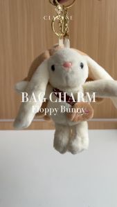 Claryne Floppy Bunny Bag charm | Gantungan Kunci Unik dan Lucu untuk Segala Tas | No Brand Keychain Boneka