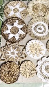 PROMO BISA BAYAR DITEMPAT - Premium Placemate Enceng gondok - Alas Piring - Hiasan dinding Termurah