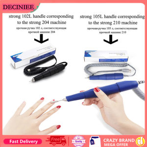 DECINIEE Strong 210 Nail Drill Handle Manicure Machine 35000RPM 105L Electric Nail Drill Handpiece Pedicure Bit File Polish Nail Art Tool