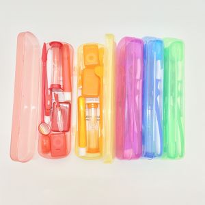 New store opened malaysia stock I hope your support 8pcs Orthodontic Dental Care Kit Set Braces Toothbrush/Foldable Dental Mirror Interdental Brush and More with Carryin