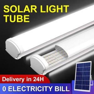 GEEK Solar fluorescent lamp 250W Solar light Daylight solar lights outdoor waterproof led lamp with Panel