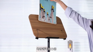 Music Sheet Wooden Drawing Stand Holder Floor Book Stand For Reading Adjustable Podium Stand