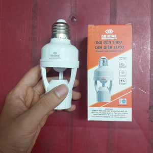 ĐUI ĐÈN CẢM BIẾN G8HOME SS202 - Đui đèn E27 - Công suất tối đa 60W - 100-240V