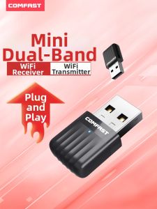 Comfast | Plug-and-Play Dual-Band 5G Wireless Network Adapter 650Mbps