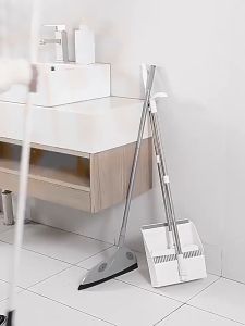 MLADEN Broom Mop Holder with Hooks Wall Mounted Storage Rack Multipurpose Wall Mounted Organizer Hanger