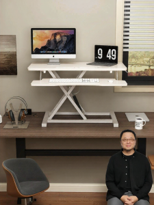 SAMEDREAM | Adjustable Height Standing Desk Foldable