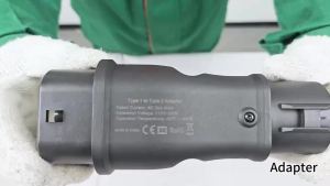 Bộ Chuyển Đổi Sạc Xe Điện Kolanky 7.2KW Loại 1 J1772 Sang Loại 2 AC EV Di Động Đầu Nối Xe Điện Mỹ Mạ Bạc Hợp Kim Đồng