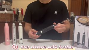 Alat Kocok Telur Elektrik & Pembuih Susu Portable