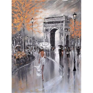 BILIBILI | Oil Painting By Numbers Abstract Woman Street Landscape Number Drawing Canvas DIY Pictures By Numbers Home Decor