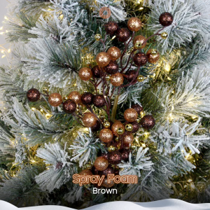 กิ่งไม้โฟมตกแต่งคริสต์มาส Brown - Christmas Spray Foam | H 60 cm.