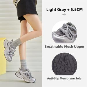 Josiny | New Trendy Sweet & Cool Thick Sole Platform Shoes Breathable Sneakers
