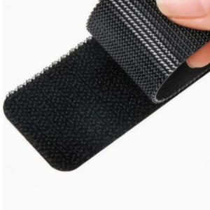 20/30pcs Household Use Touches Fastener Black Pad Fixed Patch Mat Grip Strap Self-adhesive DIY Apparel Carpet Fasteners Auto
