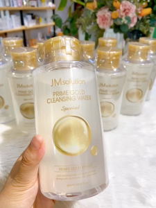 Nước tẩy trang sạch sâu cho mọi loại da JMsolution Prime Gold Cleansing Water Special Water chai 500ml/850ml