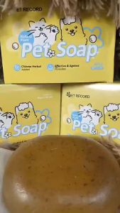 200g Pet Soap Anti-Parasitic Deodorization 100% Natural Handmade Sterilization akiika herbal soap for dog