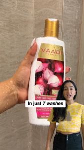 Vaadi Organics Onion Shampoo with Black Seed Oil & Plant Keratin - Hair Fall Control (110ml/350ml)
