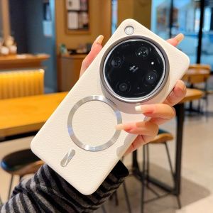 Business Sle Matte Frosted Leather Magnetic Case for OPPO Find X9 Ultra X9S Pro for Magsafe Wireless Charging PU Anti-drop Funda