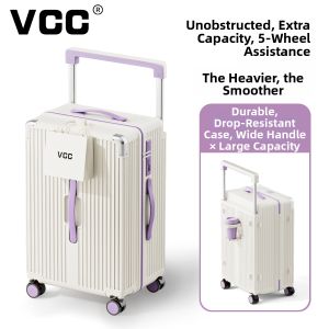 VCC | Large Capacity Wide Handle Lightweight Cabin Suitcase 20 Inches