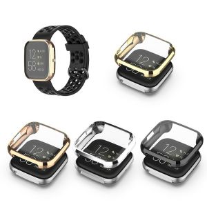 เคส Fitbit Versa 2 เคสใส TPU Fitbti Versa2 กรอบแบบปิดหน้าจอ Fitbti Versa 2กรอบกันรอย