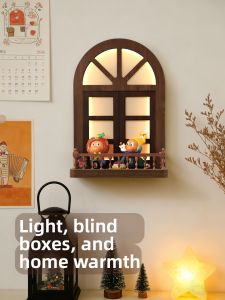 ARTPIONEER | Retro Creative Hand-made Figurine Display Shelves Light