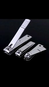 Gunting Kuku Stainless Steel Besar Silver Hitam Black Manicure Tajam Gunting kuku Jumbo