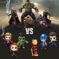 Action Figure Avengers | Pajangan Captain America Iron Man Thor Odinson Hulk Black Widow Hawkeye | Steve Rogers Tony Stark Bruce Banner Natasha Romanoff Clint Barton. 