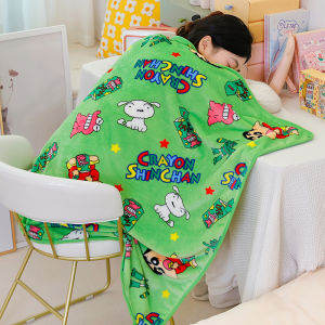 Cute Crayon Blanket Office Lunch Break Blanket Air Conditioning Blanket Winter Thin Type Student Nap Blanket Bed