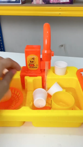 Pasar Distributor DUCK KITCHEN SINK TKS-006 Mainan Set Kitchen Sink Duck Cuci Piring Anak Elektrik