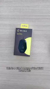 2-Year Warranty WINX 3600 DPI Adjustable Wired Mouse Ergonomics slim lightweight portable for both left &right handed users USB plug and play with 6 Buttons for Laptop PC