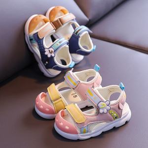 Baby Shoes Soft Bottom Slip-On Anti-Kick Slippery Summer Footwear for 1-6 Years Old Boys Girls Crawling Learning to Walk