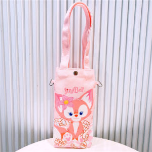 กระเป๋าสะพายข้างแบบสะพายข้างสำหรับเด็กผู้หญิง ปกกระป๋องน้ำรักษาความร้อนสุดน่ารัก ถือได้แบบสะพายไหล่เดี่ยว ปกกระป๋องน้ำ