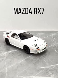 1:24 OR 1:32 Mazda RX7 Alloy Metal Diecast Cars Model Toy Car Vehicles Pull Back Sound and light For Children Toys gift