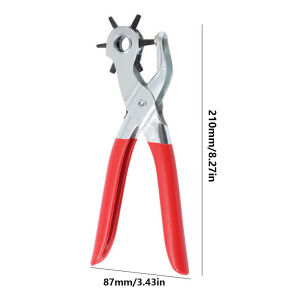 Heavy Duty Leather Punch Plier Belt Hole Maker Hand Puncher Penebuk Lubang Tali Pinggang Jam Tangan