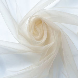 90cm180cm Soft Nylon Tulle Mesh Fabric 155cm Wide Sheer & Flowy for Sewing Girls Clothing Wedding Dress Evening Gown Material